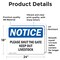 Signmission Please Shut The Gate Keep Out Livestock OSHA Notice Sign, Vinyl Decal, 24in W x 18in L, 2PK OS-2PACK-NS-D-1824-L-17591 - alternate 5